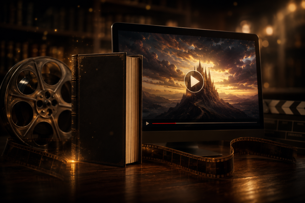 Cos'è un book trailer per promuovere un libro