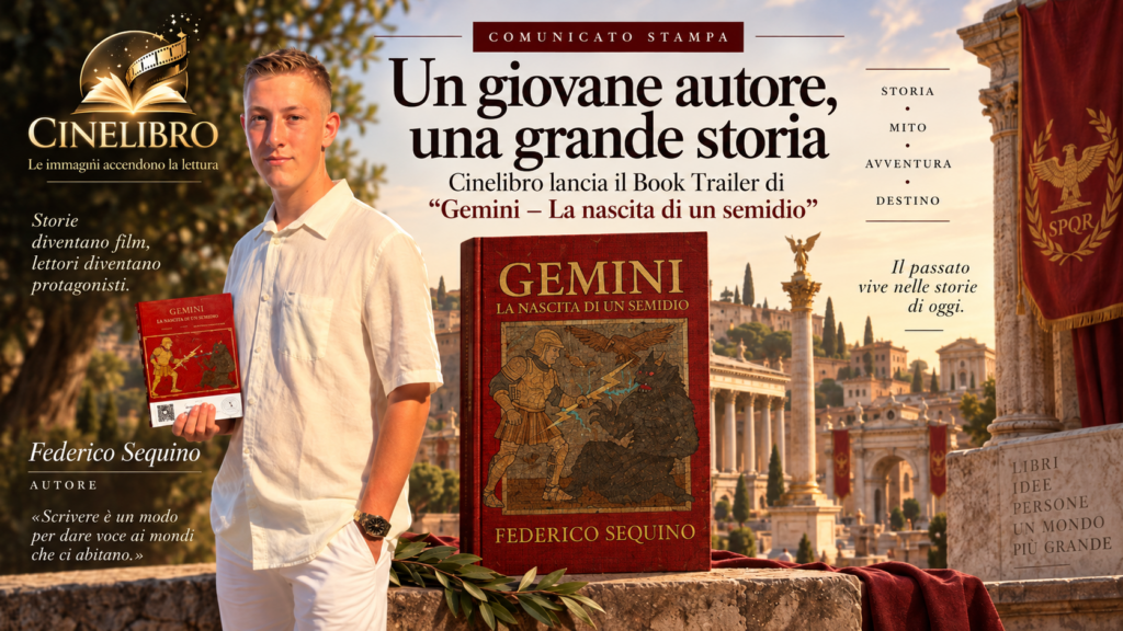 Cinelibro lancia il Book Trailer di Gemini – La nascita di un semidio di Federico Sequino 2 Gemini la nascita di un Semidio 1
